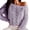 Purple, variant on Vedolay Loose Blouse for Women Oversized Knitted Pullover Loose Sweater Beige,2XL