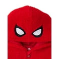 thumbnail image 2 of Spider-Man Toddler Cosplay Faux Sherpa Hoodie, Sizes 12M-5T, 2 of 3