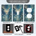 thumbnail image 3 of Light Switch Cover Switch Plate Outlet Cover Plug Cover for Electrical Unused Outlet Cover Beautiful Glowing Deer, 3 of 6