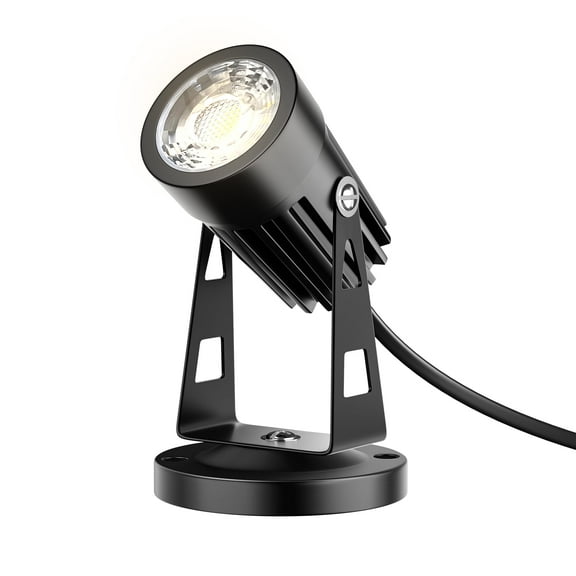 Indoor LED Uplighting Indoor 3W Up Lights Floor Spotlight 3000k Warm White Plant Spotlight Indoor 5.9 FT Cord with Foot Switch