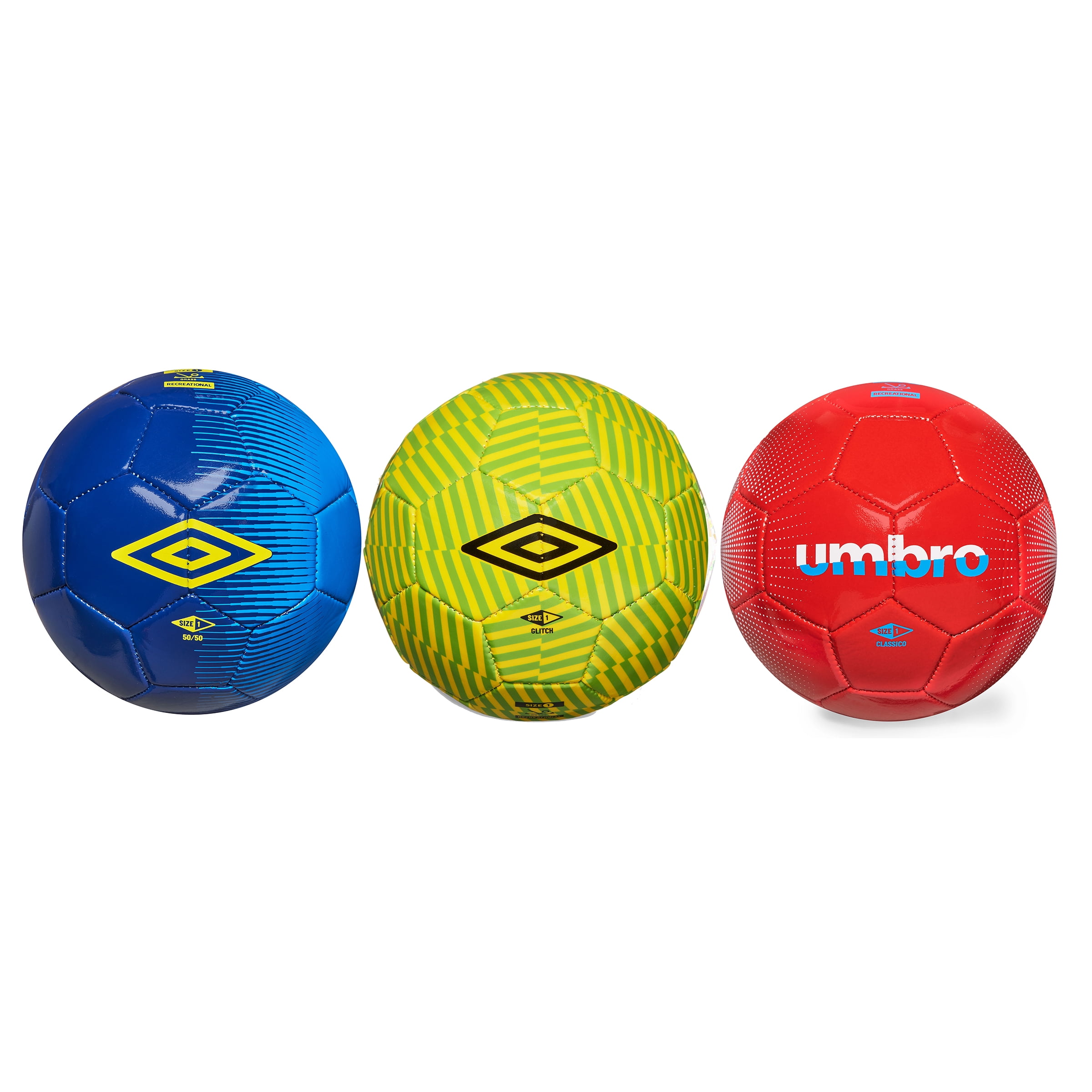 Umbro Soccer Ball, Size 1, 18"-20", All Ages, Blue