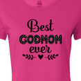 thumbnail image 4 of Inktastic Godmother Best Godmom Ever Women's T-Shirt, 4 of 5