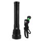 thumbnail image 1 of Linterna de buceo LED para exteriores, luz de alto brillo, bajo el agua, 80m, resistente al agua, color negro, 1 of 8