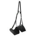 thumbnail image 4 of Travel Airplane Foot Pedal Hammock Black Portable Foot Hammock Under Desk for Family Travel Office Chair, 4 of 5