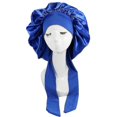 thumbnail image 1 of Silk Bonnet Satin Bonnet For Sleeping Bonnet With Tie Band Night Cap, 1 of 4