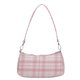 thumbnail image 4 of Bolsa suave con estampado a cuadros para axilas, de tela, de hombro para mujer (rosa) Ehuebsd Para Estrenar, 4 of 9