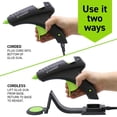 thumbnail image 5 of Surebonder High Temperature Corded/Cordless Black/Green Full Size 60 Watt Hot Melt Glue Gun, 5 of 11