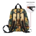 thumbnail image 5 of FORMRS Kids School Backpack with Front Zippered Pocket 12" Student Travel Daypack, Flowers and Dog, 5 of 6