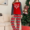 thumbnail image 2 of Conjunto de pijama navideño para padres e hijos con estampado de cabeza de ciervo de Europa y Estados Unidos, nuevo pijama de manga larga para Halloween en casa de Amazon, 2 of 5