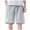 Light Gray, variant on Ymyiu Elastic Waist Shorts for Men Mens Casual Shorts Drawstring Shorts Stretch Elastic Waist Summer Beach Golf Shorts Size XL(Black, XL)