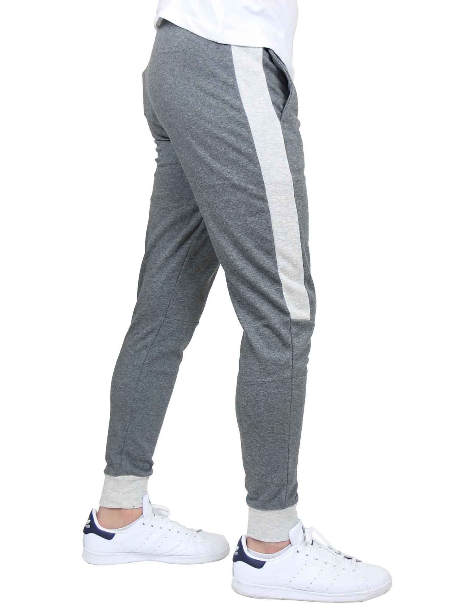 Men's Slim-Fit Jogger Sweatpants With Trim - Walmart.com