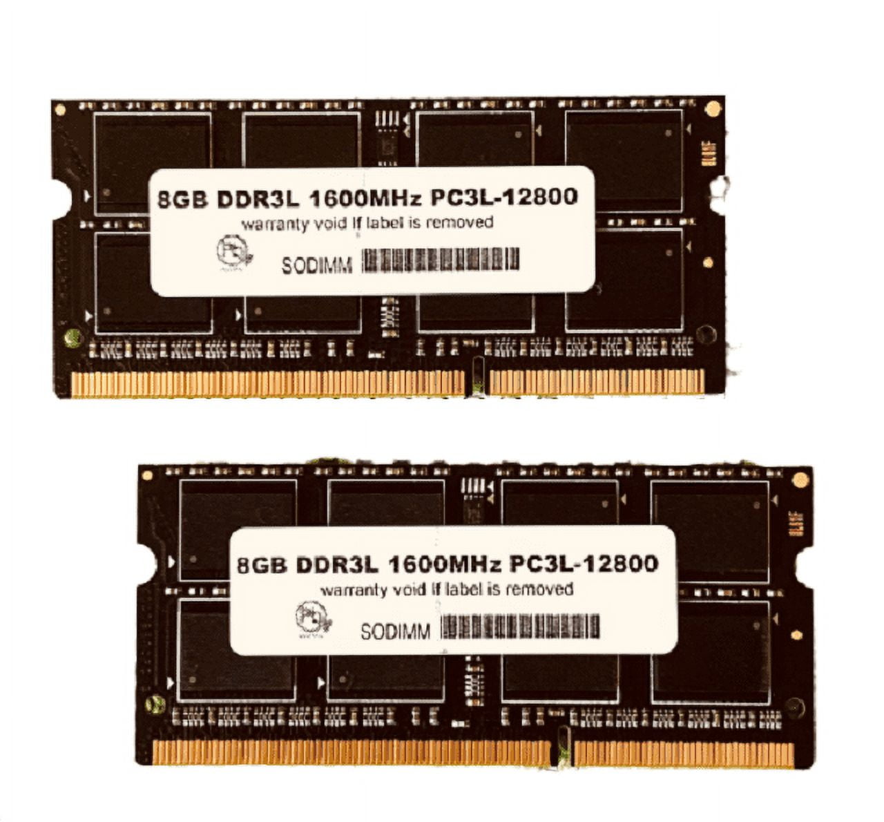 16GB DDR3L PC3L-12800 1600 MHz SODIMM Laptop Memory RAM Kit, 2x