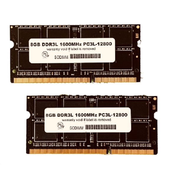 16GB (2x8GB) DDR3 PC3L-12800 1600MHz SODIMM geheugen