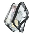 thumbnail image 4 of QIILU Cosmetic Case Bag,PVC Toiletry Bag Waterproof Transparent Bag Portable Travel Hand Carrying Storage Bag,Waterproof Storage Bag, 4 of 8