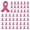Hot Pink, variant on 1 pack Yellow Cancer Awareness Enamel Lapel Pin Heart Shaped Silk Ribbon Prevention and Awareness Ribbon Mental Health Awareness Pins_Hope Pin for Charity_Fundraiser For Back to School