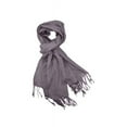 thumbnail image 5 of Dark Grey Solid Scarfs for Women Fashion Warm Neck Womens Winter Scarves Pashmina Silk Scarf Wrap with Fringes for Ladies by Oussum, 5 of 6