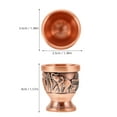 thumbnail image 2 of AURARMLET Verre à Shot en Métal Vintage Récipient à Boire Alliage de Zinc Lot de 1, 2 of 6