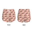 thumbnail image 3 of Balery Dachshund Couple Pantalones cortos deportivos para mujer con forro y dos bolsillos, elásticos, para entrenamiento, gimnasio, yoga-Small, 3 of 7