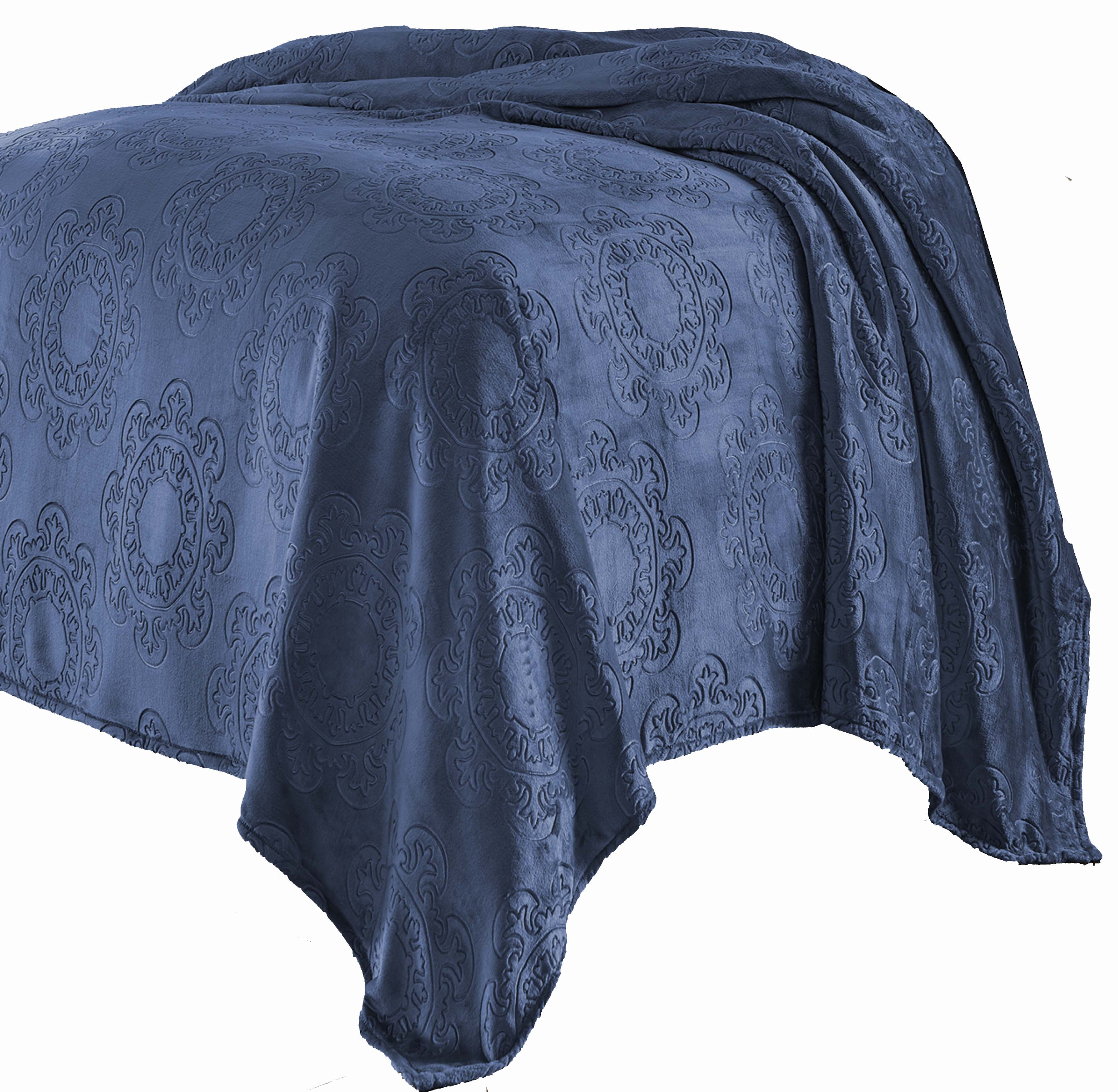 Sun Yin Italian Tile Velvet Plush Hot-Pressed Blanket