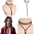 thumbnail image 4 of Traje de cosplay final Fantasy Aerith Gainsborough, disfraz de chaqueta, vestido, trajes para mujer, fiesta de Halloween, ropa de juego para damas, 4 of 5