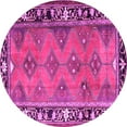 thumbnail image 1 of Ahgly Company Indoor Round Persian Pink Traditional Area Rugs, 7' Round, 1 of 4