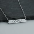 thumbnail image 2 of God is Greater Than the Highs and Lows - Symbol Bar Necklace - Stainless Steel, 2 of 3
