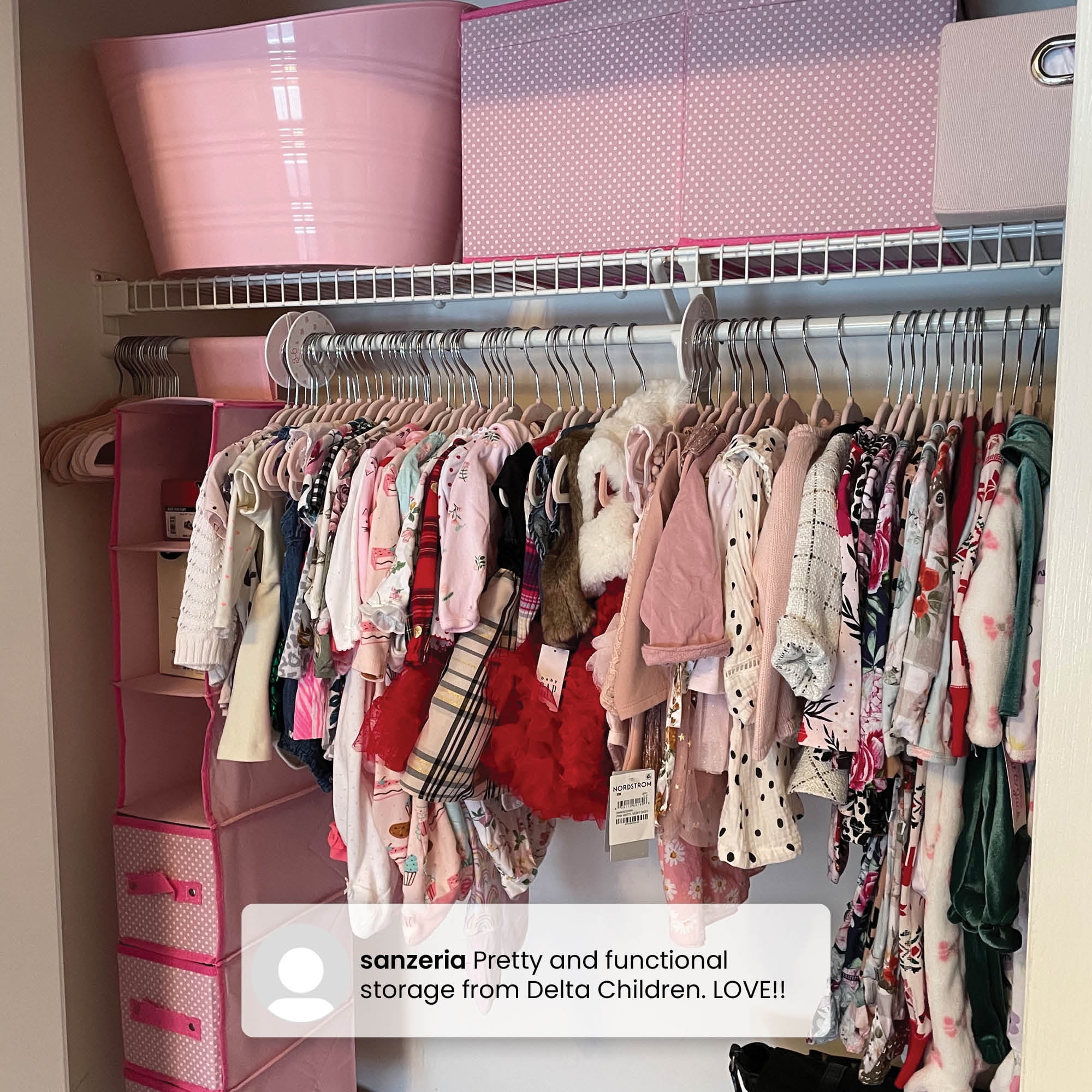 48 Piece Nursery Closet Organizer and Storage Set – Crib & Kids