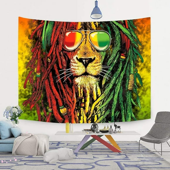 Jinsinto Bedroom Decorative Wall Tapestry - Glasses - 200 x 150 cm Large - Fabric Wallpaper - Tapestry Aesthetic Wall - Panoramic Decoration