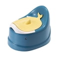 thumbnail image 4 of Orinal de entrenamiento para bebé, orinal de viaje para niños pequeños, fácil de limpiar, antideslizante, interior, extraíble, orinal para niño, Azul, 4 of 8