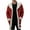 Red, variant on Men's Wool Winter Coat Warm Slim Medium Long Overcoat Thicken Trench Coat Ski Snow Windbreaker Jackets for Men