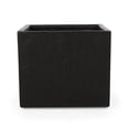 thumbnail image 2 of ELLA MGO L 22 Planter Box Black Cast Stone Look Weather-Resistant No Assembly Outdoor Garden Planter, 2 of 9
