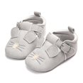 thumbnail image 2 of Girls Non-slip Soft Bottom Cute Toddler Shoes Fashion 0-1 Years Old Shoes New-26Light GreyDog 13, 2 of 2