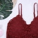 thumbnail image 5 of Traje de Uniforme Sujetador de yoga Sin aros Gibobby Lencería Cinturones Tops con liga Rojo XXL, 5 of 5