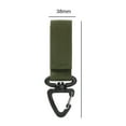 thumbnail image 6 of Yucurem Large D Ring Shape Carabiner D Ring Carabiners Clip Clip 360-Degree Rotation Backpack Hanging Buckle (Green), 6 of 6