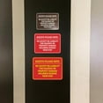 thumbnail image 3 of Signs ByLITA Classic Framed Guests Please Note: We accept no liability for injuries or property damage incurred during your stay Door or Wall Sign (Blue) - Medium, 3 of 8