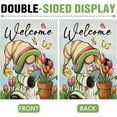 thumbnail image 3 of Welcome Spring Daffodil Flower 28 x 40 House Flag Double Sided, Summer Yellow Floral Butterfly Garden Yard Decorations, Seasonal Burlap Outdoor Decor Decorative Large Flag, 3 of 6