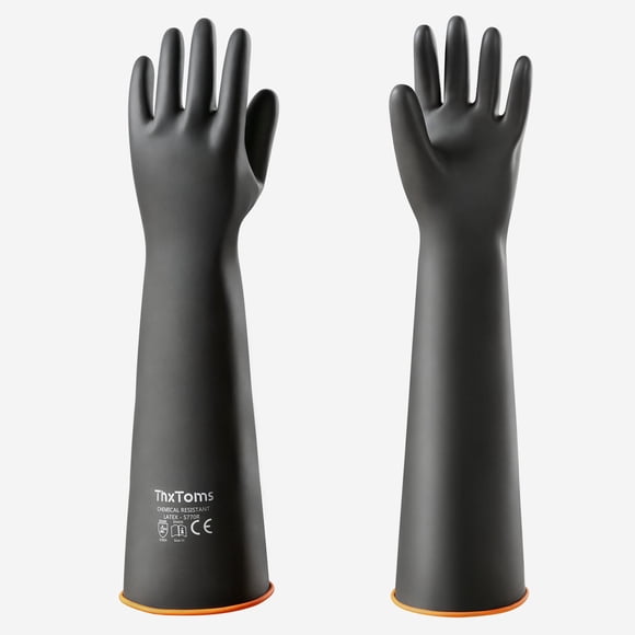 Guantes resistentes a productos químicos ThxToms Heavy Duty Latex, 1 par