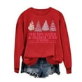 thumbnail image 2 of Amzcrzy Sweat-Shirt pour Femmes Col Rond Imprimé Halloween Manches Longues Chandail en Molleton à Capuche Chandail en Molleton de Noël Manches Longues pour Femmes Chandail TP, 2 of 4