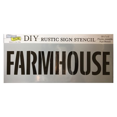 UPC: 0842254021680 | The Crafter s Workshop Stencil  Farmhouse  16.5  x 6