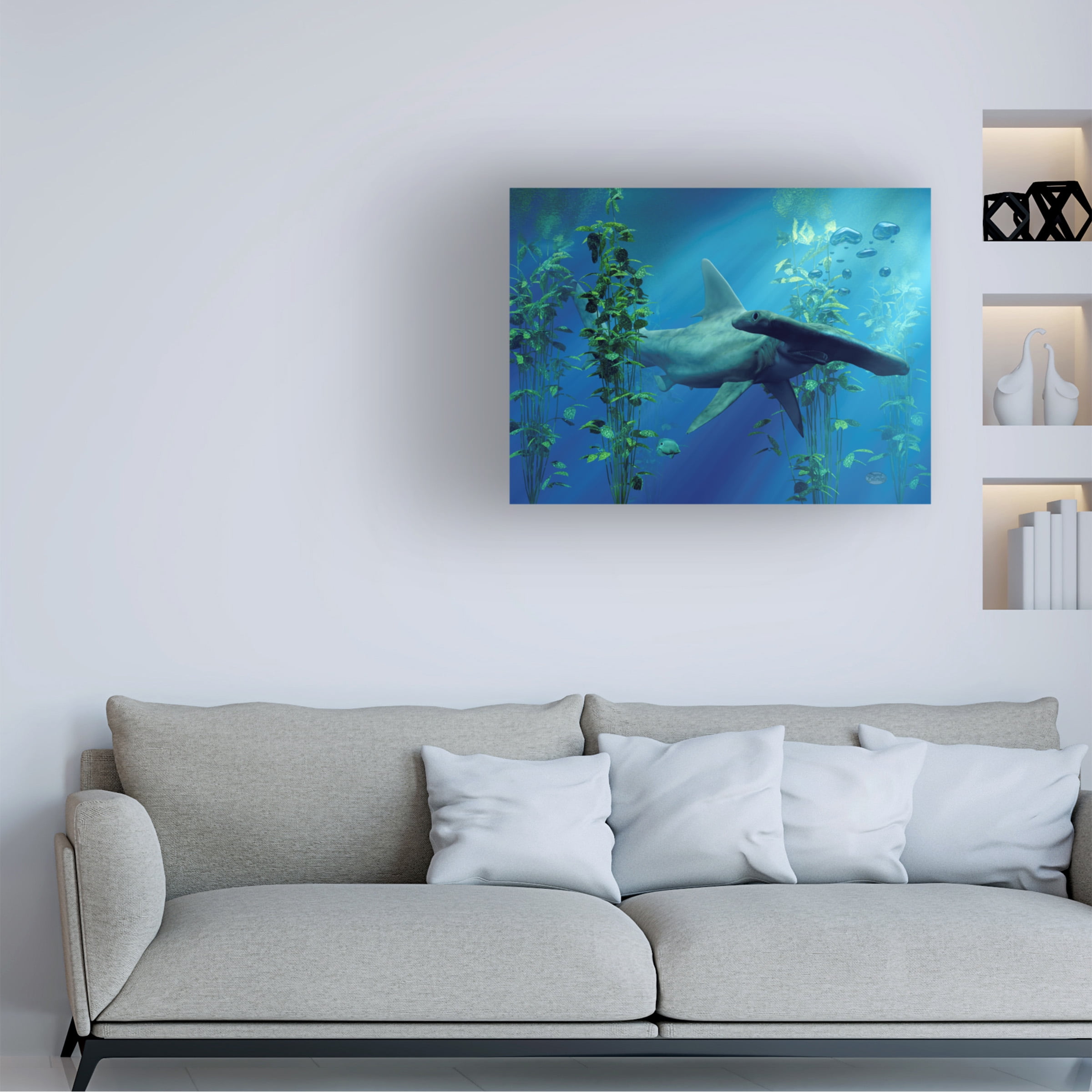 Trademark Fine Art 'Hammerhead' Canvas Art by Daniel Eskridge
