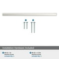 thumbnail image 5 of Amerock Merced 8-13/16 inch (224mm) Center-to-Center Polished Nickel Cabinet Pull, 5 of 7