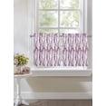 thumbnail image 4 of Purple Weeping Eucalyptus 2 Panel Kitchen Curtains for Small Windows, Spring Summer Farmhouse Leaves Bathroom Tier Curtain, Short Window Treatment for Bedroom/Living Room 55"x24", 4 of 6