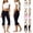 Black, variant on Women's High Waist Capri Leggings, Tie Hem Slim Fit Cropped Yoga Pants, Stretchy Casual Workout Capris for Everyday(Pink/M)