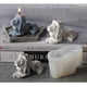 thumbnail image 5 of Crea velas y jabones de aromaterapia únicos con moldes de resina de silicona para manualidades DIY Molde de vela geométrico de león 3D, 5 of 5