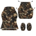 thumbnail image 3 of Pzuqiu Gaming Chair Cover 4 Pieces Easy to Install Gaming Chair Accessories Camouflage Hunting Deer with Armrest Covers Include Backrest, Seat and Armrest Home Decor, 3 of 7