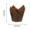 thumbnail image 2 of Raindrops 300Pcs Tulip Shape Cake Packing Cups Paper Dessert Cake Liners (Assorted Color), 2 of 8