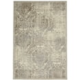 thumbnail image 2 of Nourison Graphic Illusions Damask Ivory 3'6" x 5'6" Area Rug, (4x6), 2 of 8