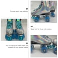 thumbnail image 6 of 2 Sets Skate Brake Head Skates Replacement Roller Stoppers Clear Toe Stops Block Pu, 6 of 6