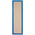 thumbnail image 2 of Style Haven  Cara Mixed Pile Classic Bordered Indoor-Outdoor Area Rug Blue/Sand 2'3" x 7'6" Runner Polypropylene 8' Runner Runner, Outdoor, Indoor, 2 of 5