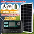 thumbnail image 4 of Kit De Sistema De Paneles Monocristalinos Kit De Paneles Solares Kit De Inversor Solar Portátil Ligero Para Barcos Coches Speravity EL016651-02, 4 of 5
